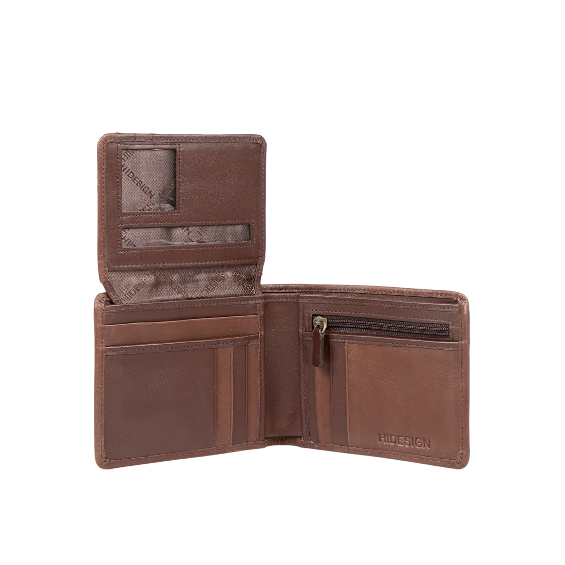 362-L107 Black Leather Bi-Fold Wallet - Image 6
