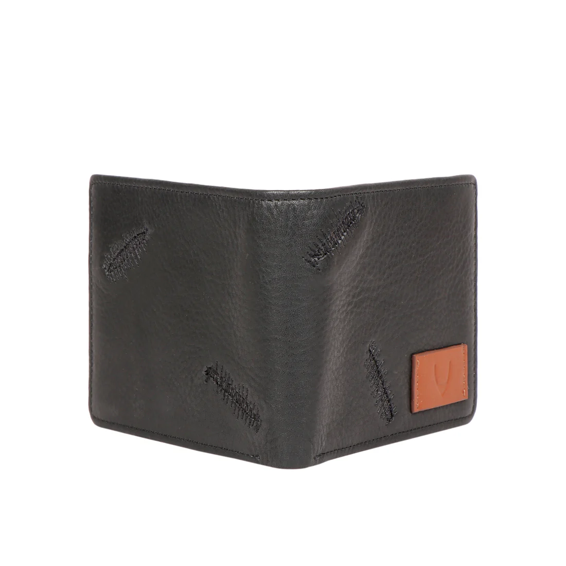 366-017 Brown Leather Bi-Fold Wallet - Image 4
