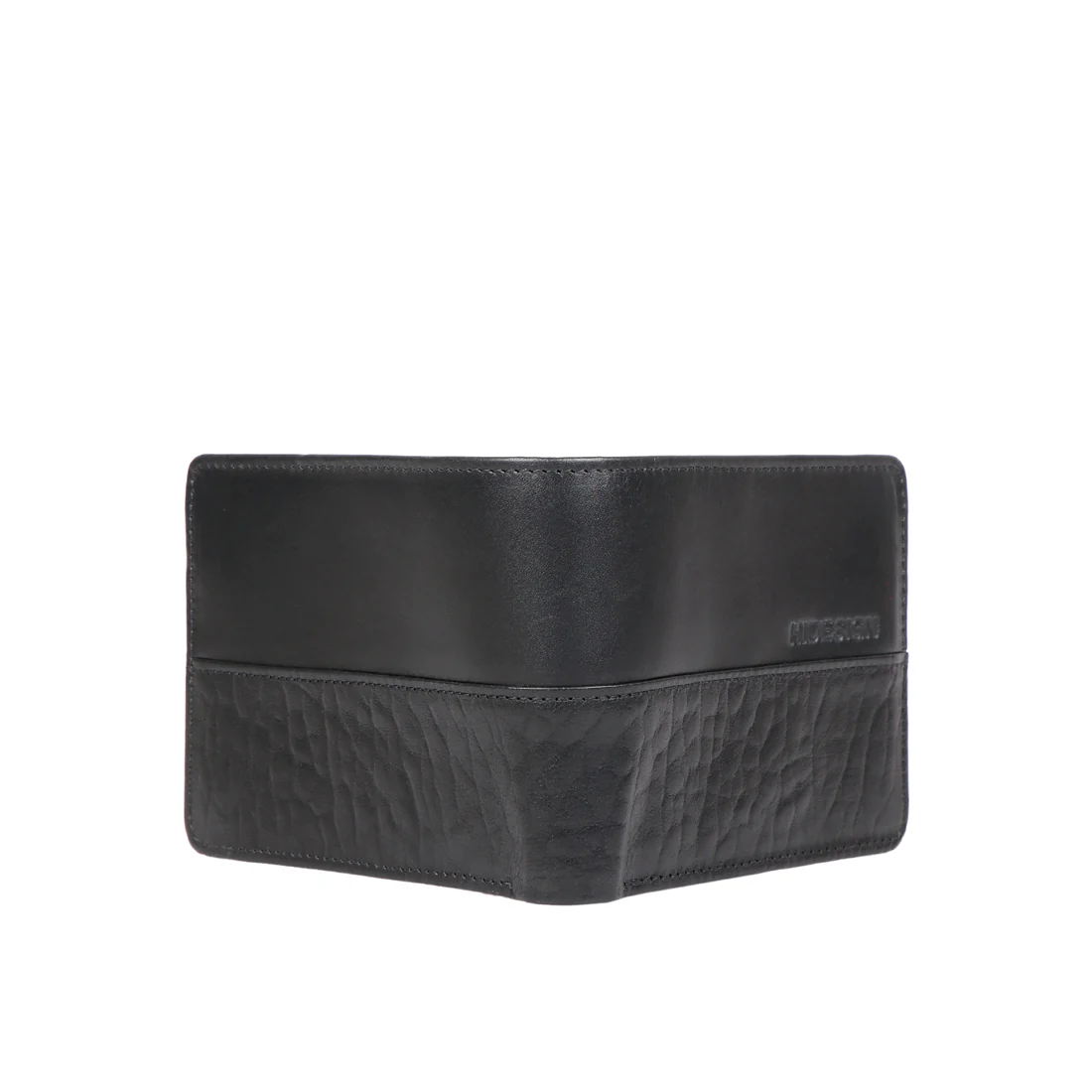 371-010  Black Leather Bi-Fold Wallet - Image 4
