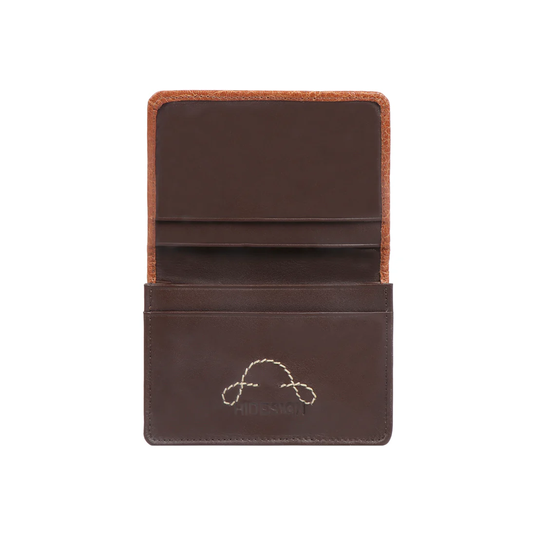 374-020 Ch Tan Leather Card Holder - Image 2