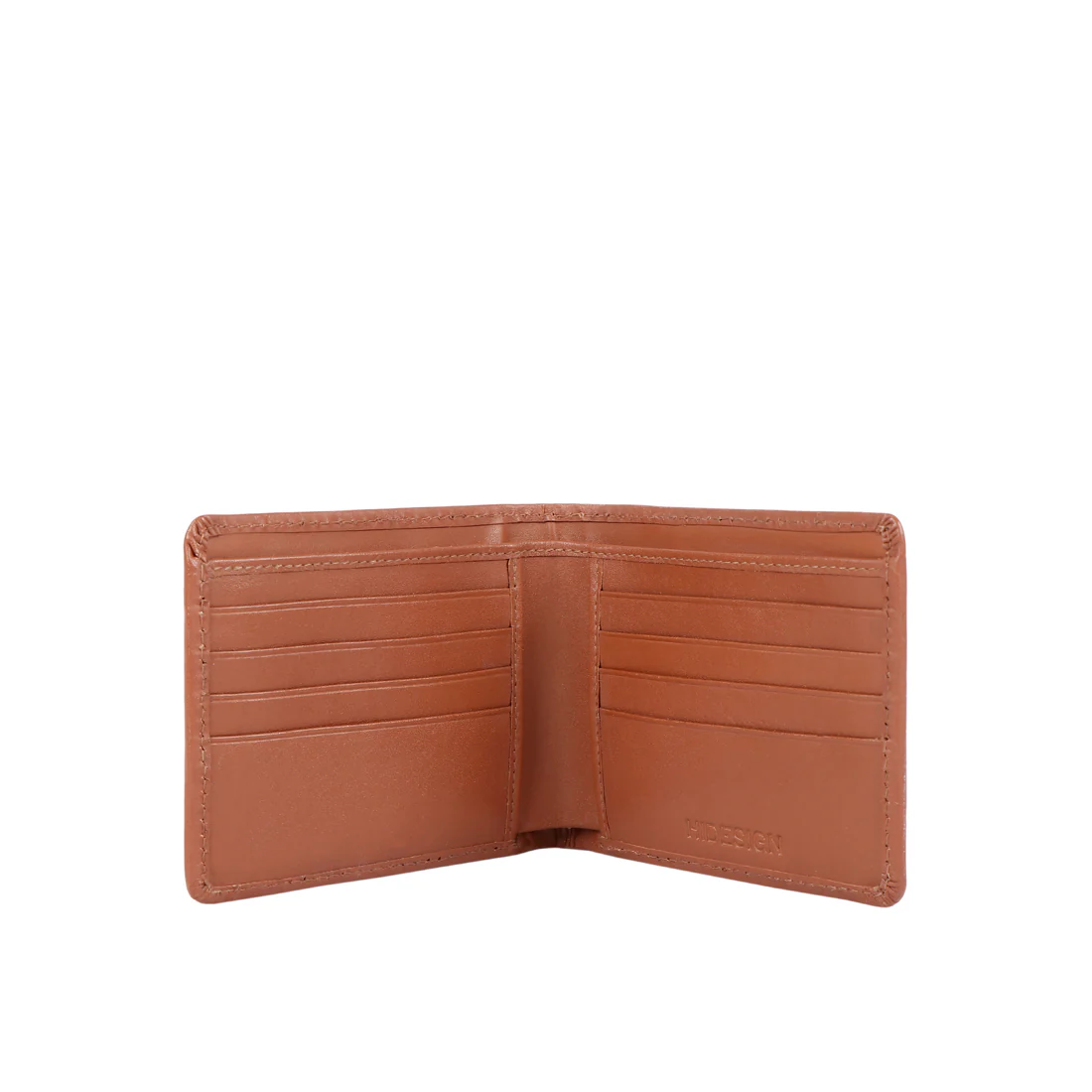 375-017 Sb Tan Leather Bi-Fold Wallet - Image 4
