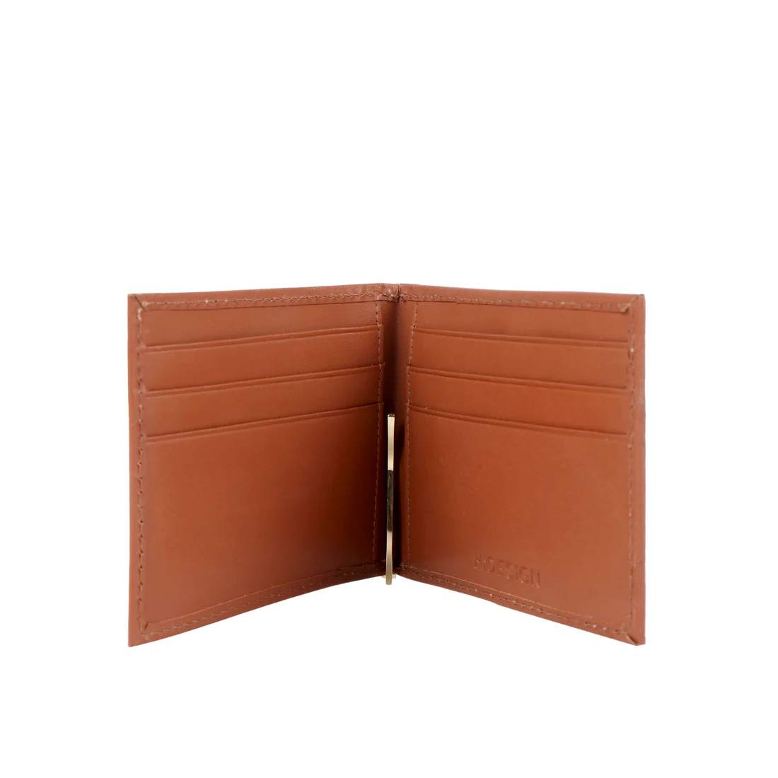 376-315 Mc Sb Tan Leather Money Clip - Image 3