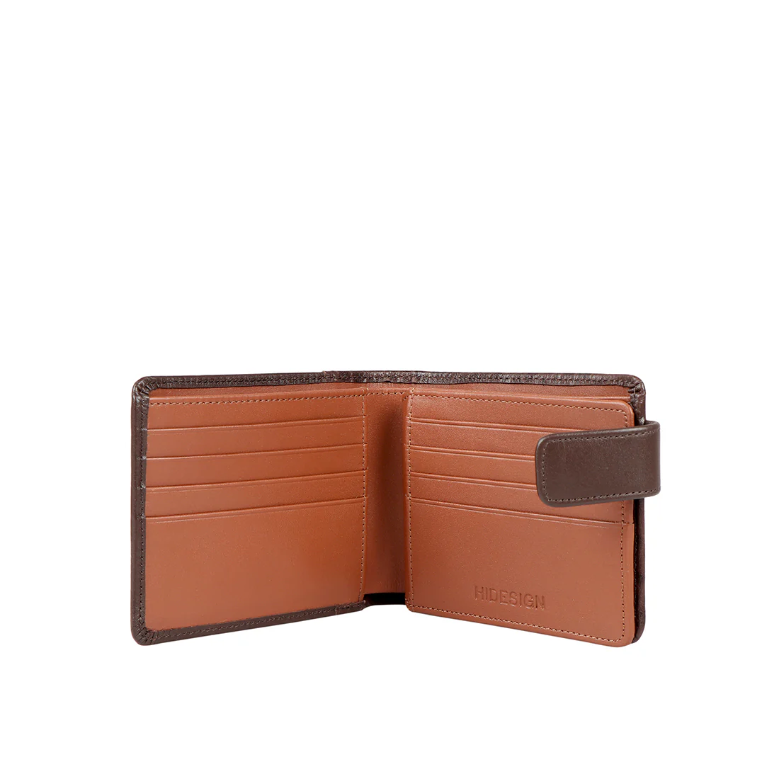 378-2020 Sb Brown Leather Bi-Fold Wallet - Image 3
