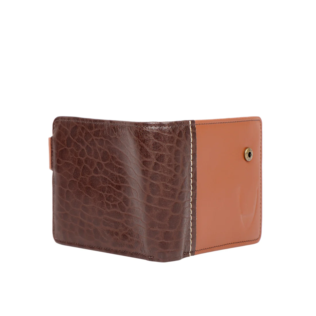 378-2020 Sb Tan Leather Bi-Fold Wallet - Image 4