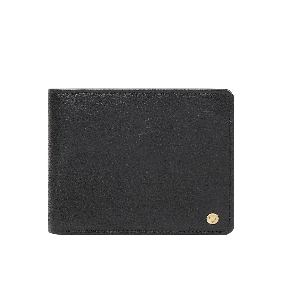 379-039 Sb Black Leather Bi-Fold Wallet