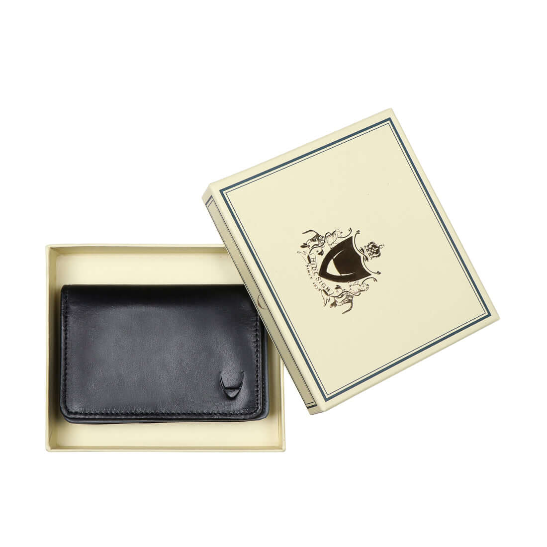384-020 Black Leather Card Holder - Image 6
