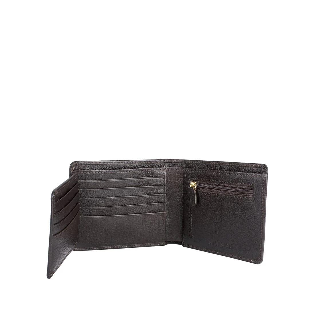 490 Brown Leather Bi-Fold Wallet - Image 3