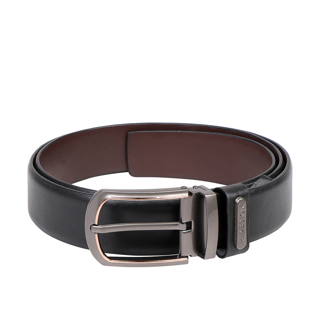 Adison 02 Men's Black Non Reversible Leather Belt