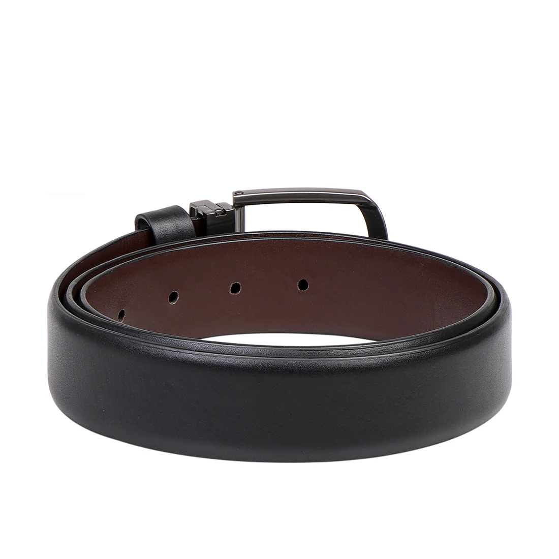 Adison 02 Men's Black Non Reversible Leather Belt - Image 2