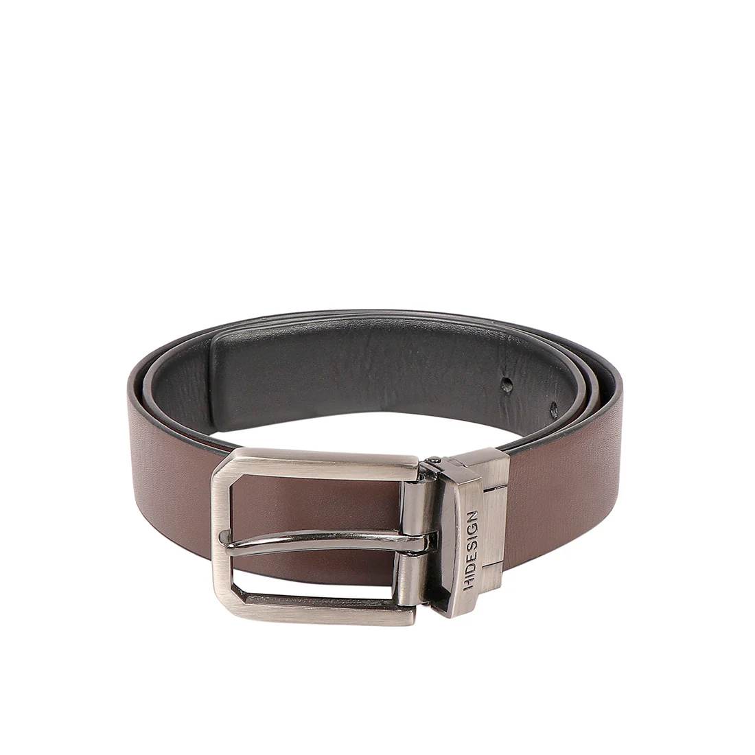 Adison Men's Black Reversible Leather Belt - Image 3