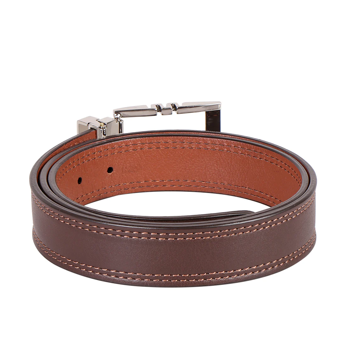 Adrian 02 Men's Brown Non Reversible Leather Belt - Image 2