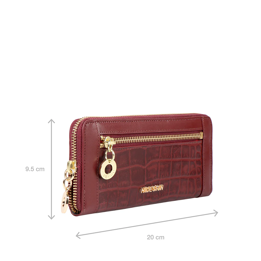 Affair W1 Marsala Leather Zip Around Wallet - Image 2