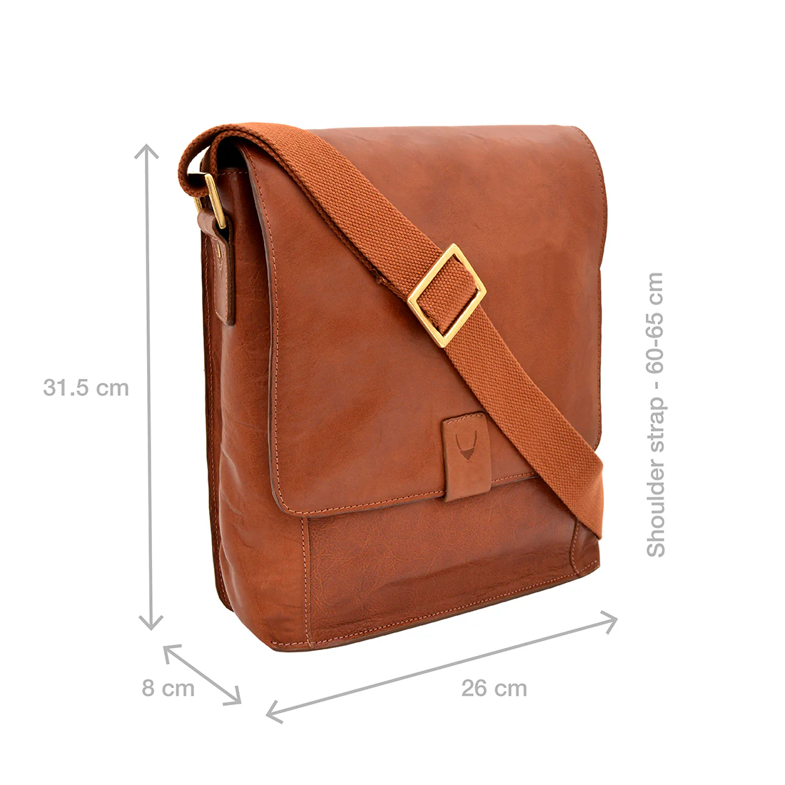 Aiden 02 Tan Leather  Crossbody - Image 2