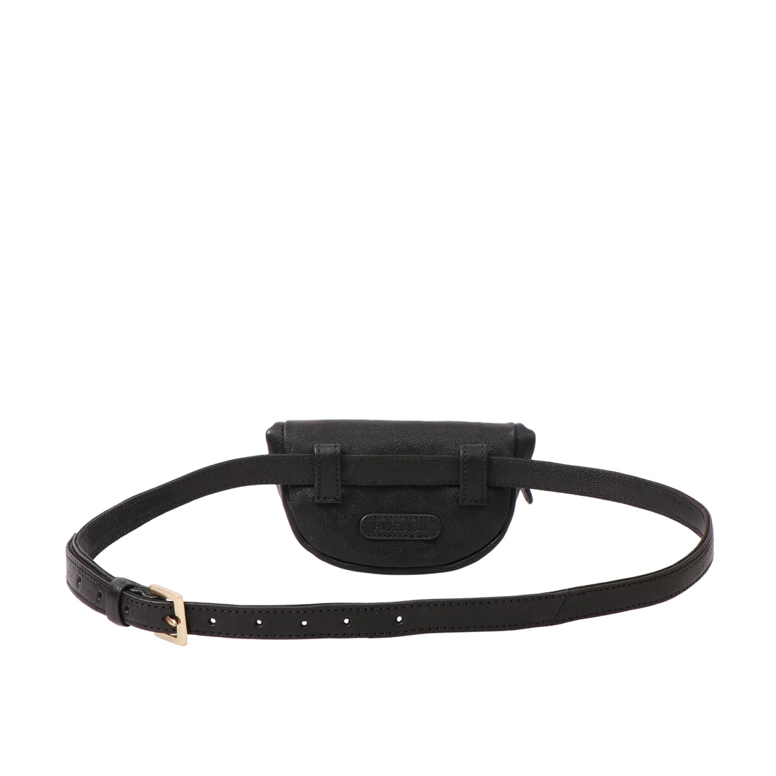 Akasaka 05 Black Leather Belt Bag - Image 4