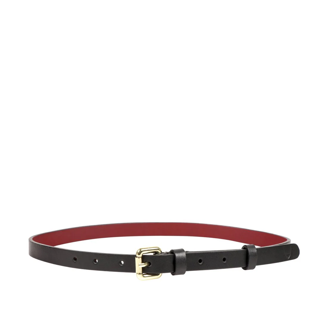 Akira Women's Black Non Reversible Leather Belt - Image 4