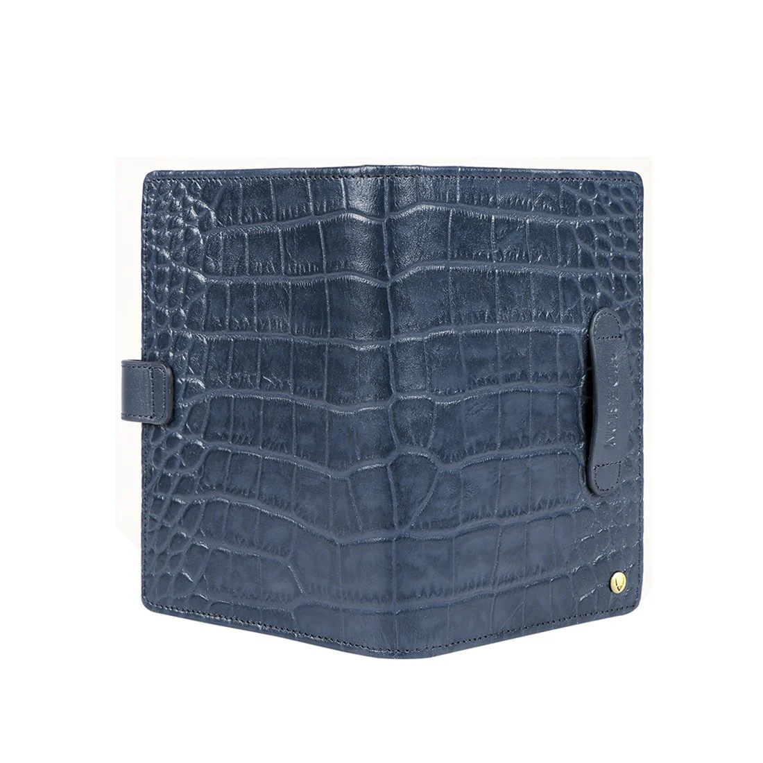 Fb Albatross Blue Leather Passport Holder - Image 5