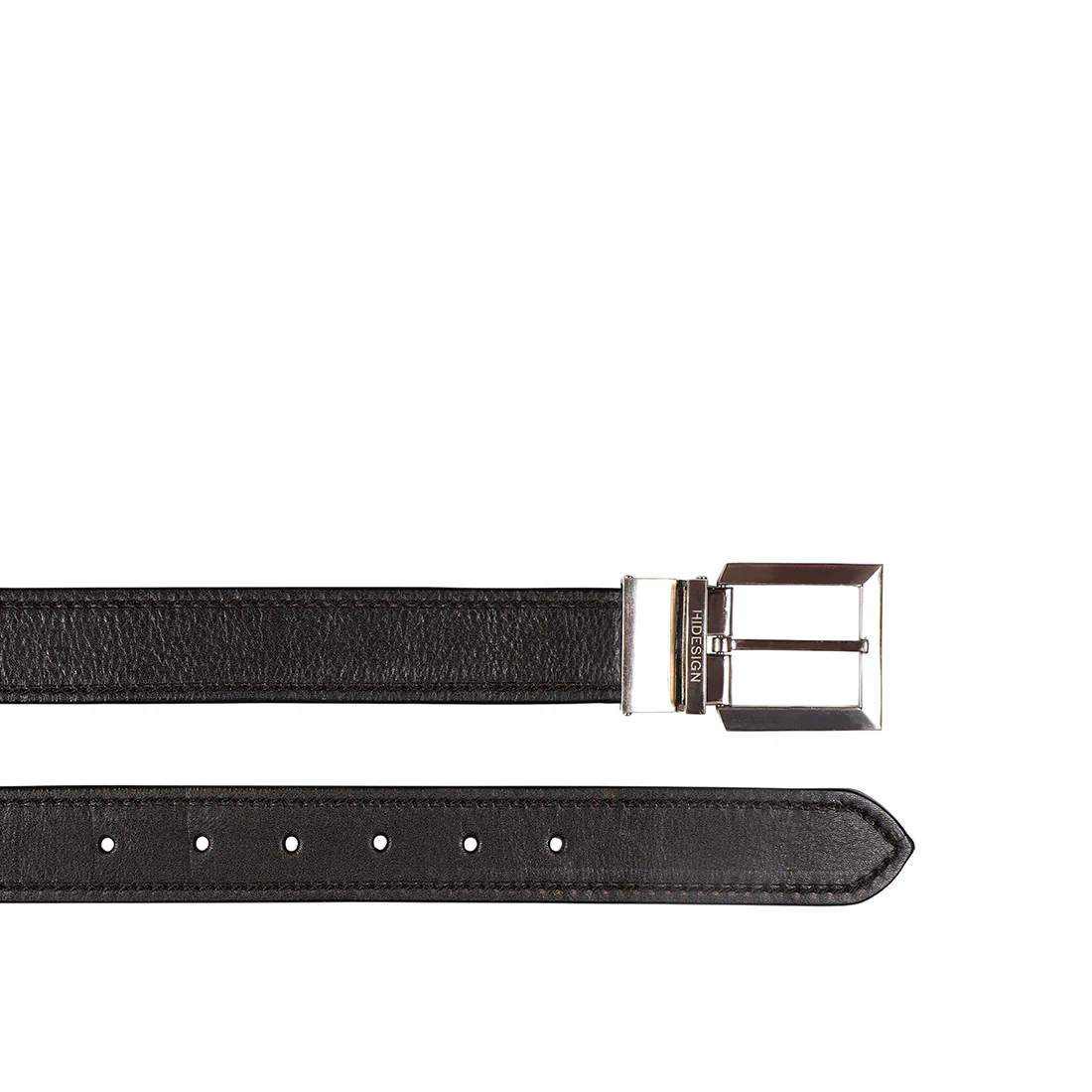 Aldo Men's Black Reversible Leather Belt - Image 5