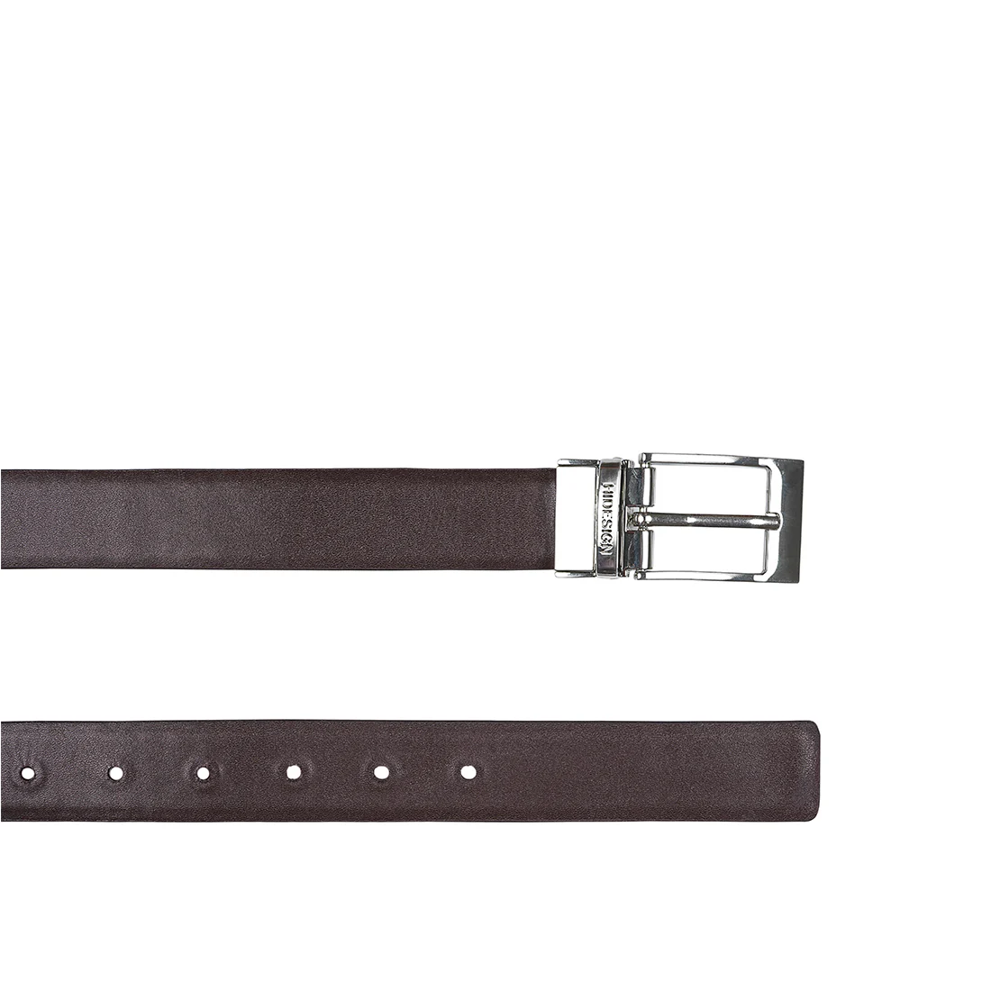 Alex Men's Brown Reversible Leather Belt - Image 6