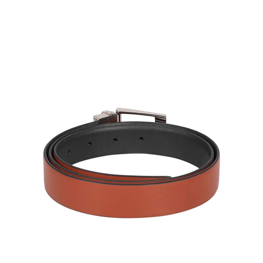 Alex Men's Black Reversible Leather Belt - Image 4