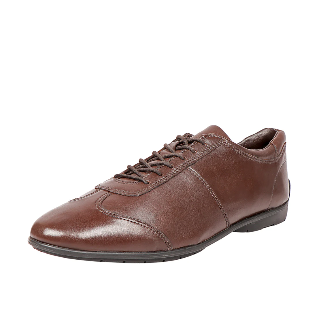 Alex N Men's Brown Leather Sneaker