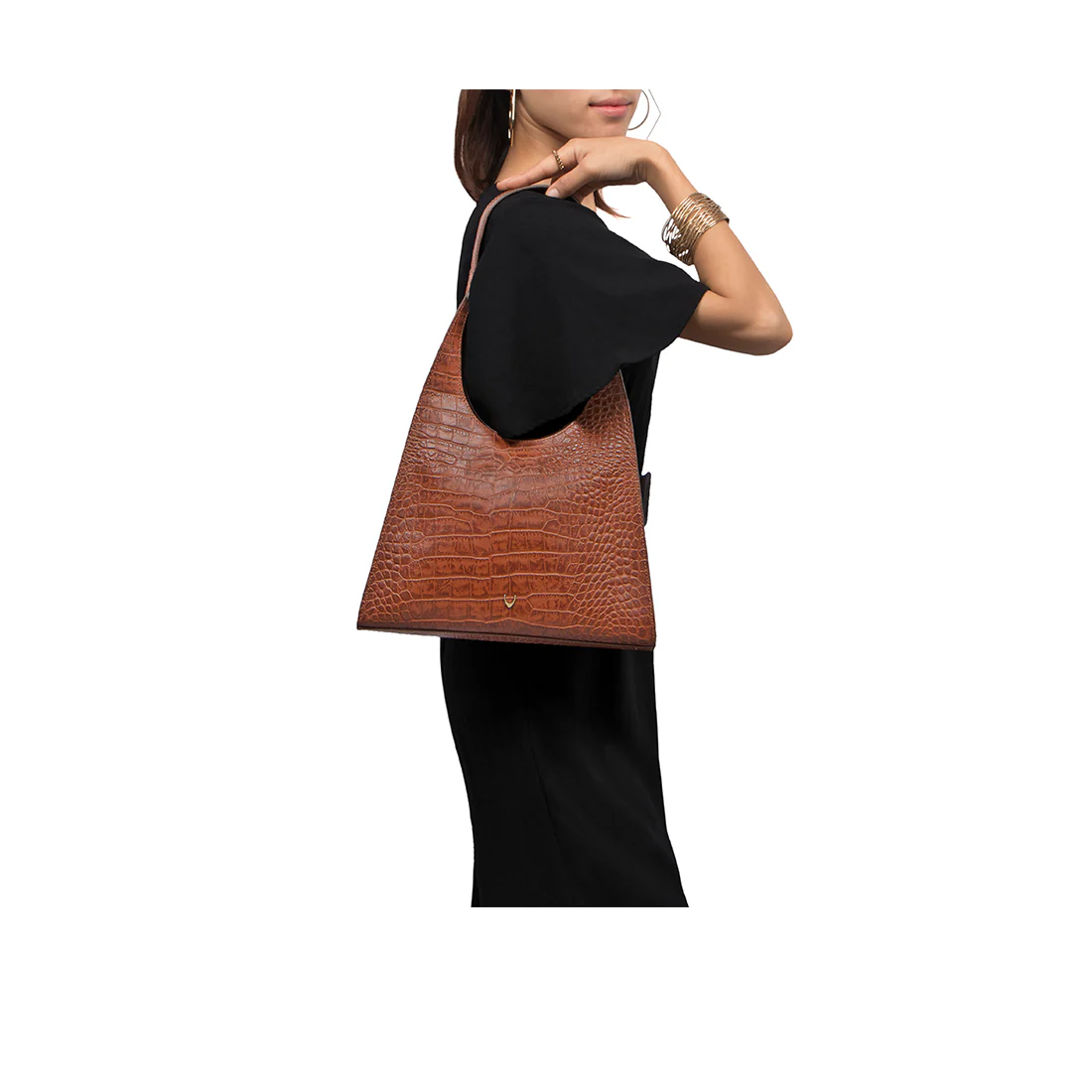 Alicia 01 Tan Leather Shoulder Bag