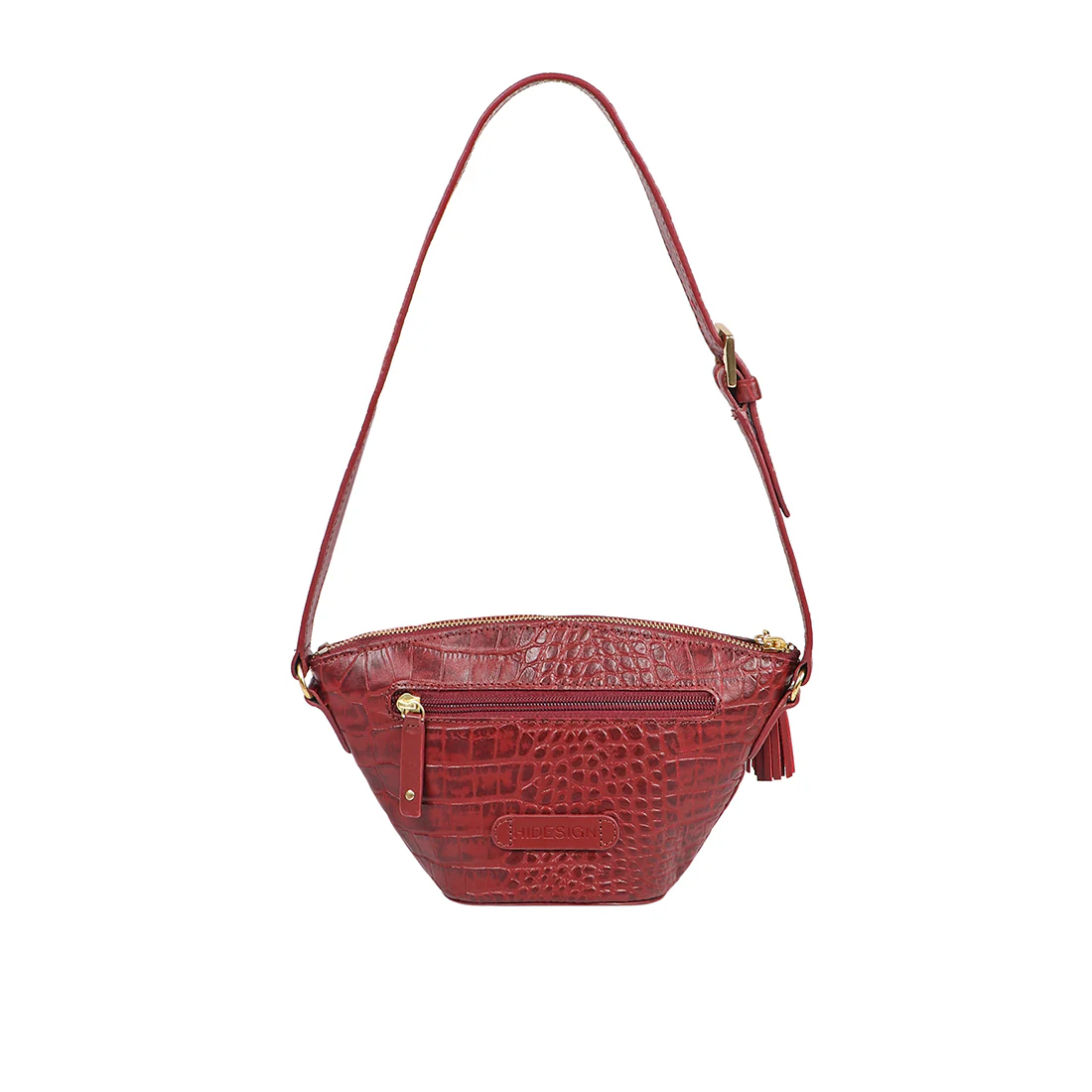 Alicia 03 Red Leather Shoulder Bag - Image 3