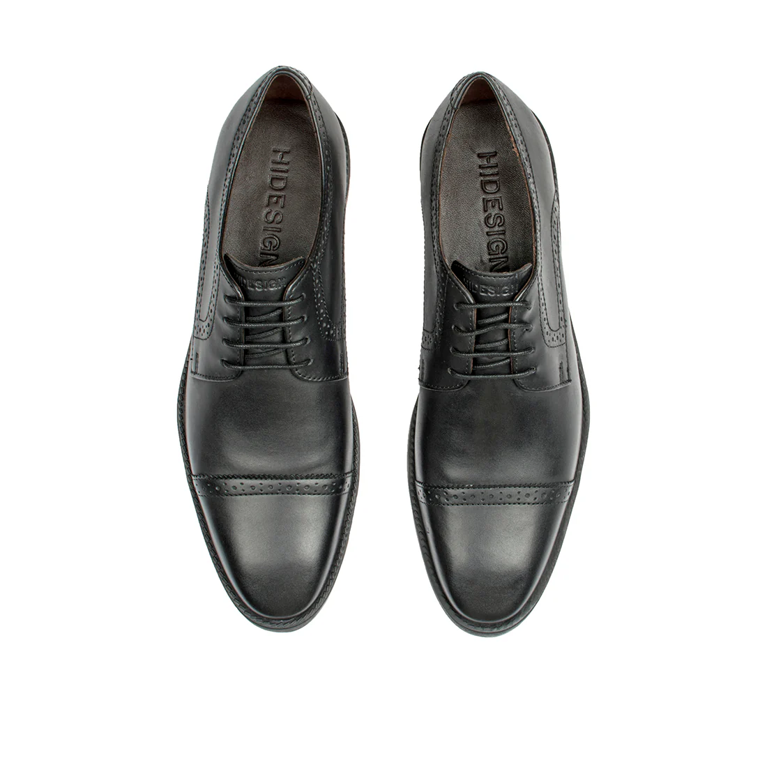 Allen Men's Black Leather Oxford - Image 4