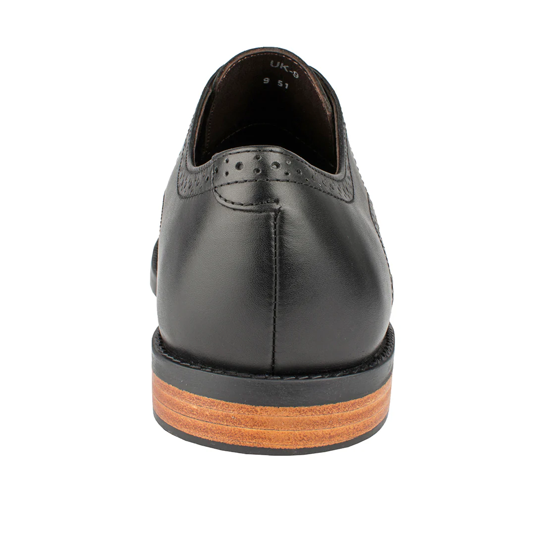 Allen Men's Black Leather Oxford - Image 5