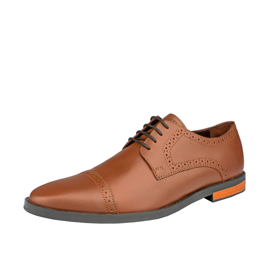 Allen Men's Tan Leather Oxford