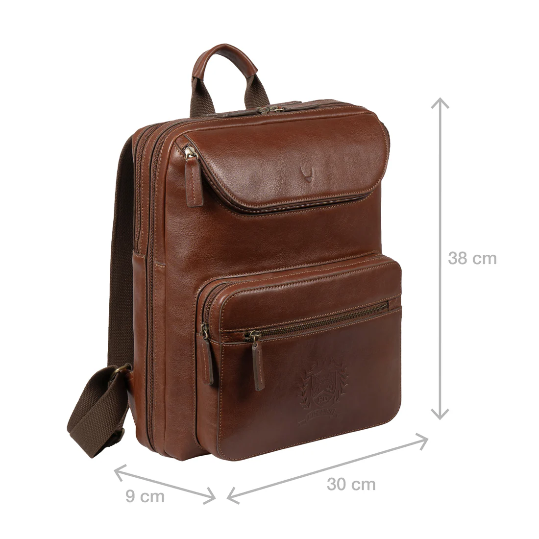 Andover 03 Tan Leather  Backpack - Image 2