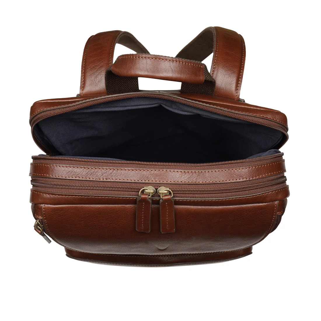 Andover 03 Tan Leather  Backpack - Image 5