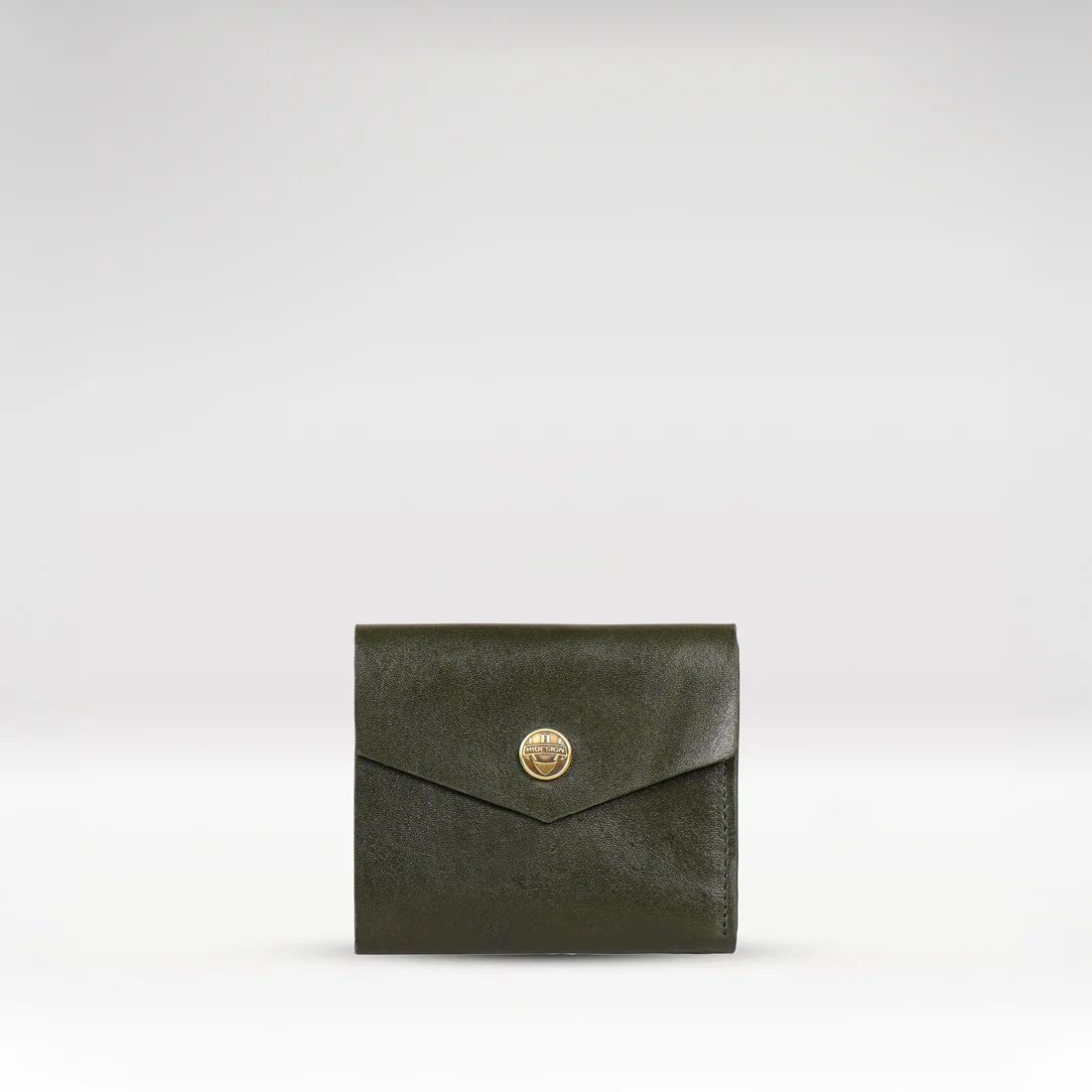 Andover W3 Green Leather Trifold Wallet