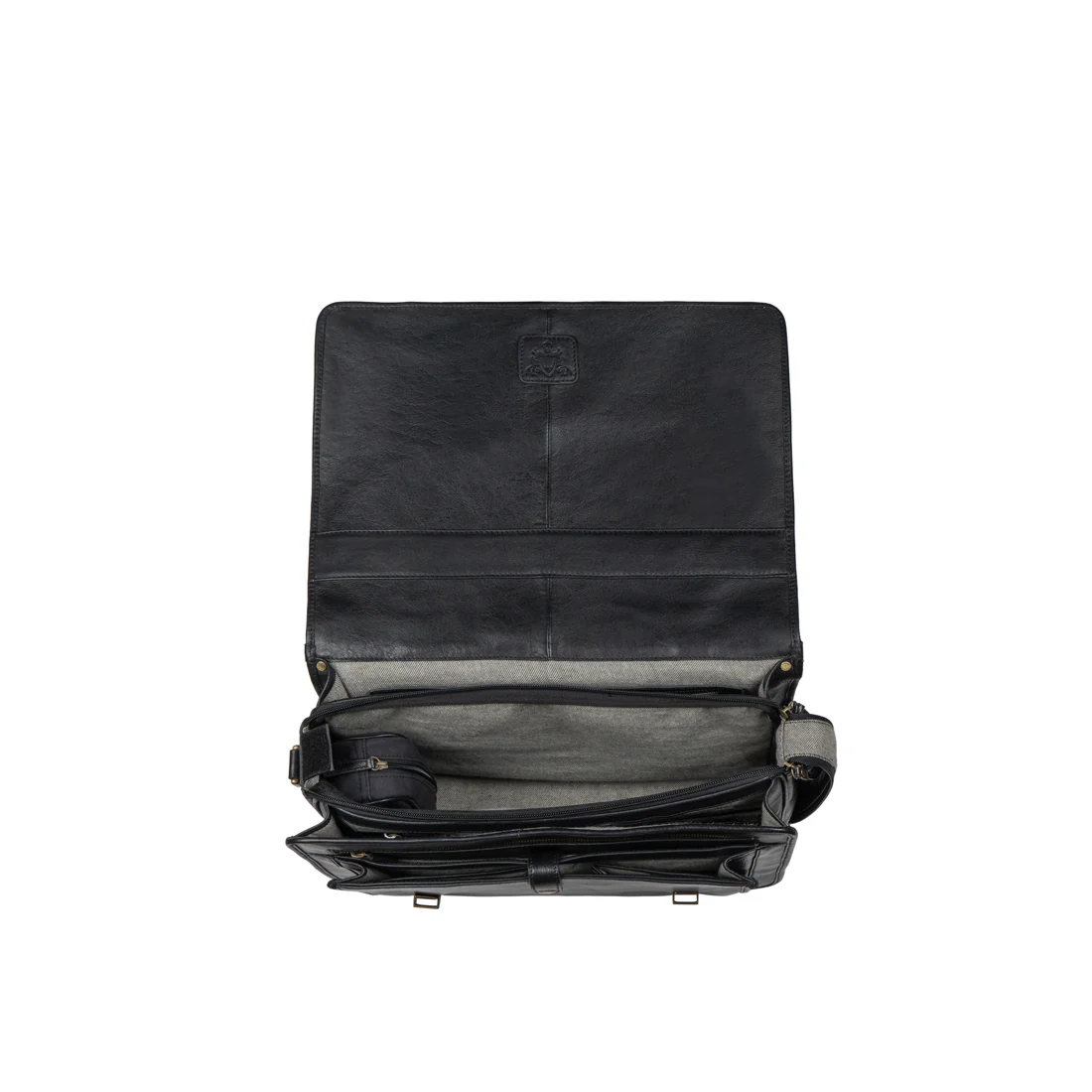 Andre 4215 Black Leather Briefcase - Image 10