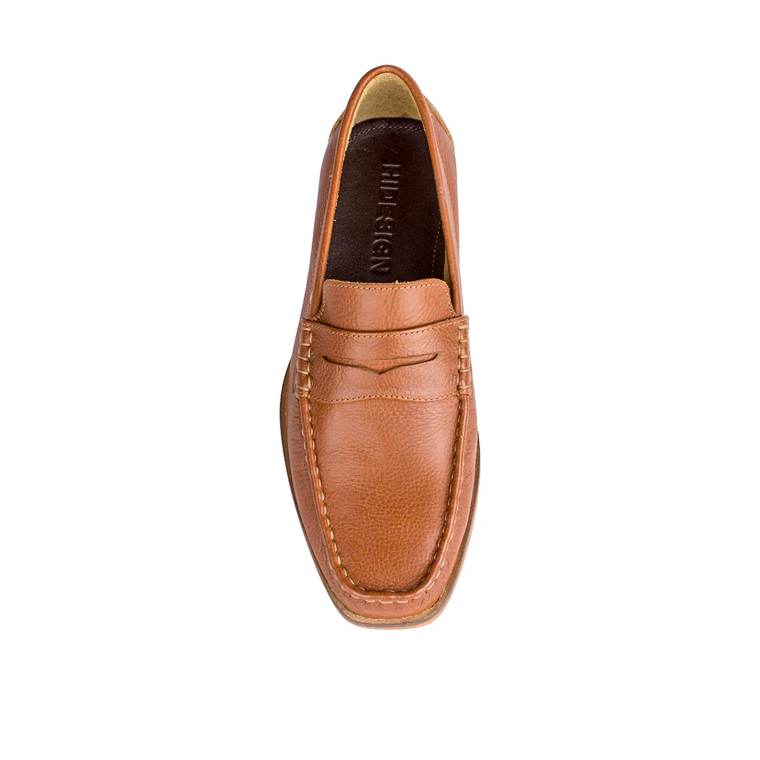Andrew Men's Tan Leather Slip On - Image 5