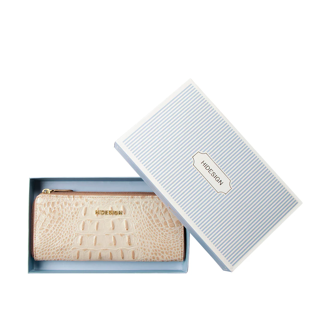 Angara W2 Sb Brown Leather Zip Around Wallet - Image 7