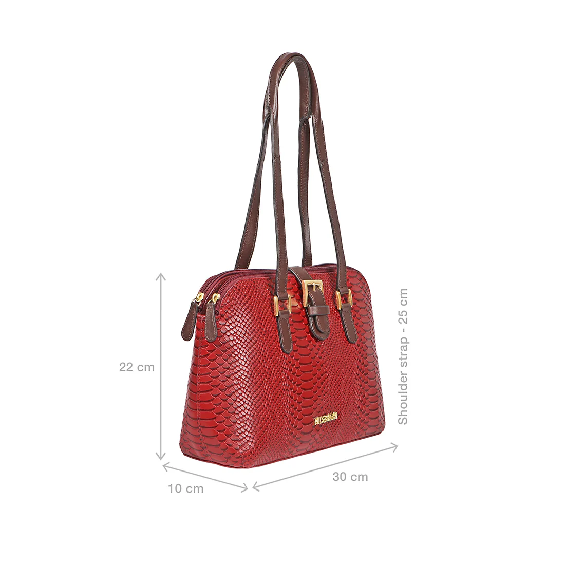 Angelina Sb 01 Red Leather Tote Bag - Image 2