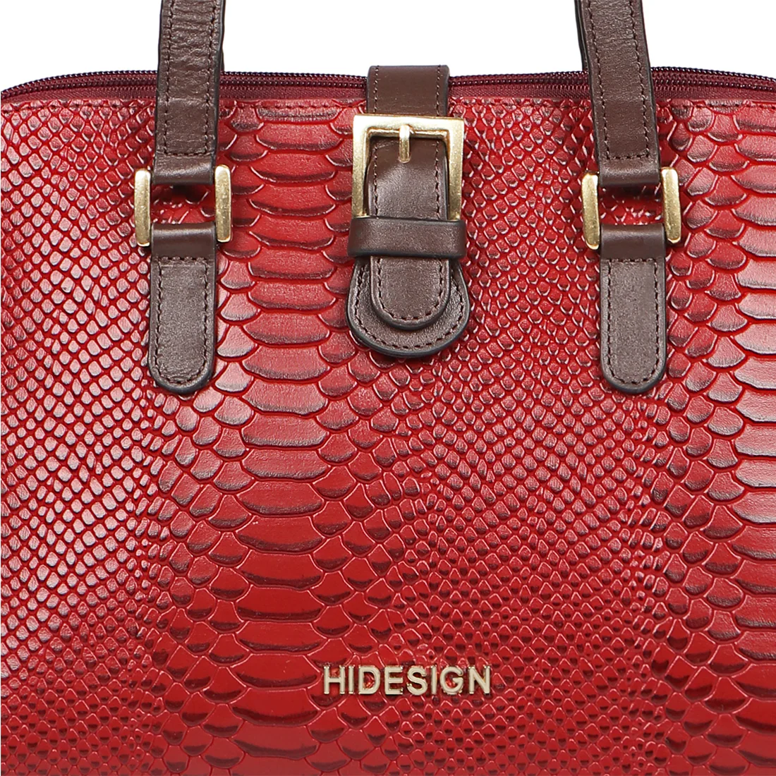 Angelina Sb 01 Red Leather Tote Bag - Image 4