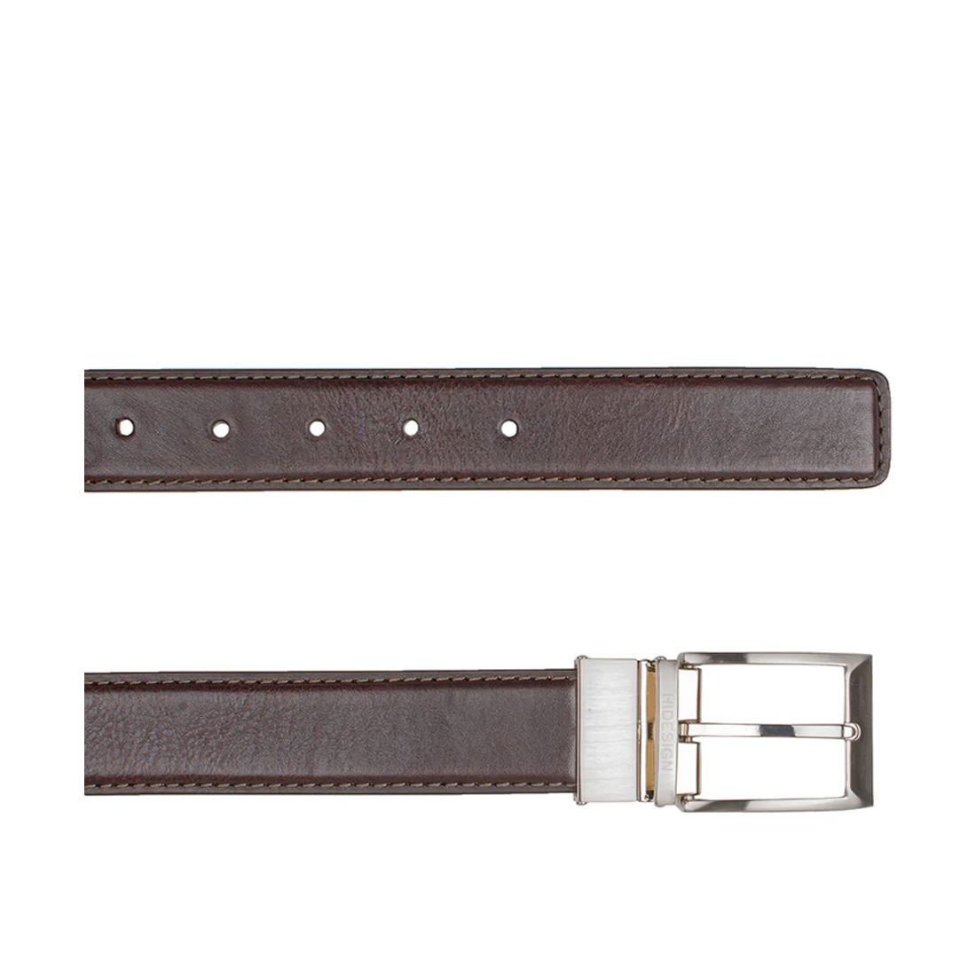 Antonio Men's Brown Reversible Leather Belt - Image 3