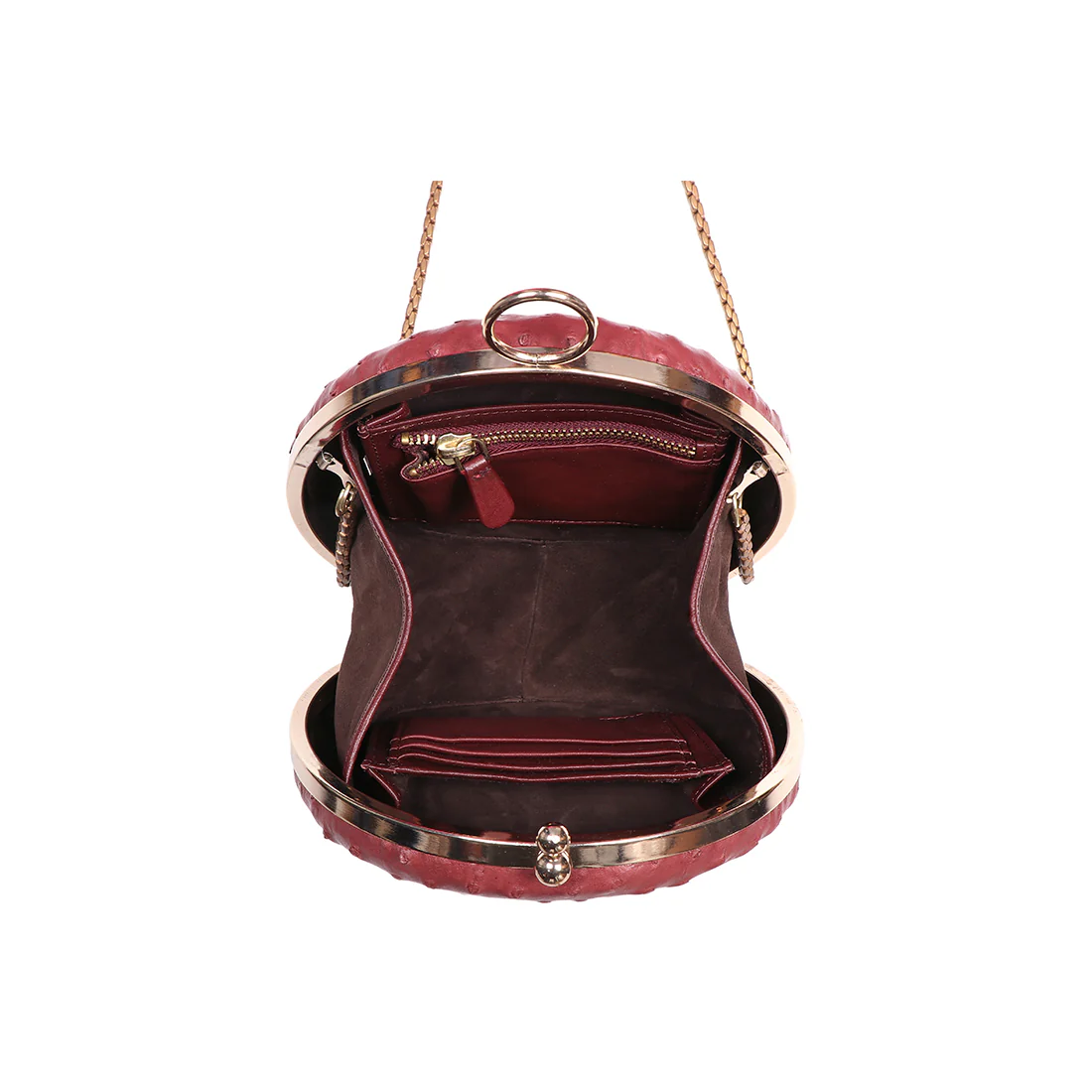 Ardenne Brown Leather Sling Bag - Image 5
