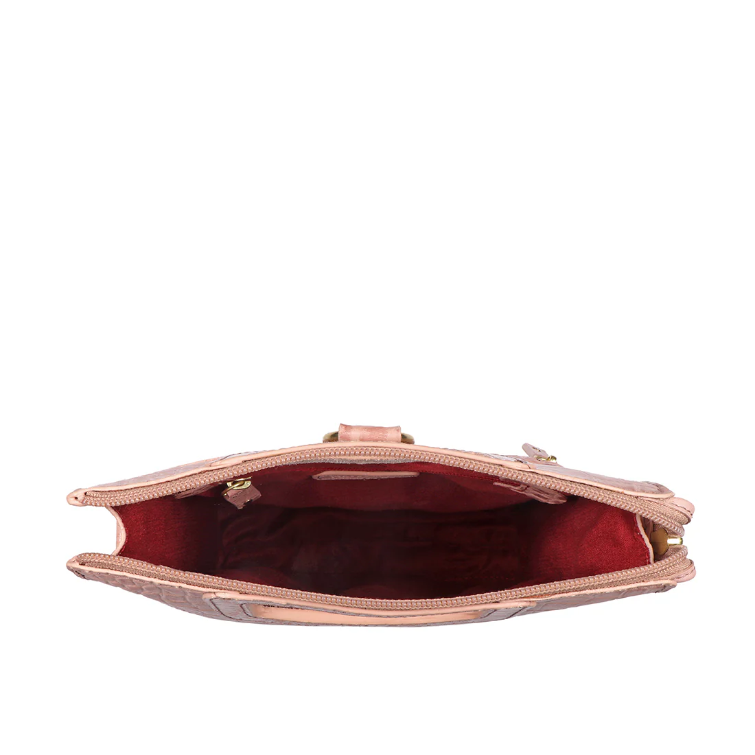 Arica 01 Pink Leather Crossbody - Image 7