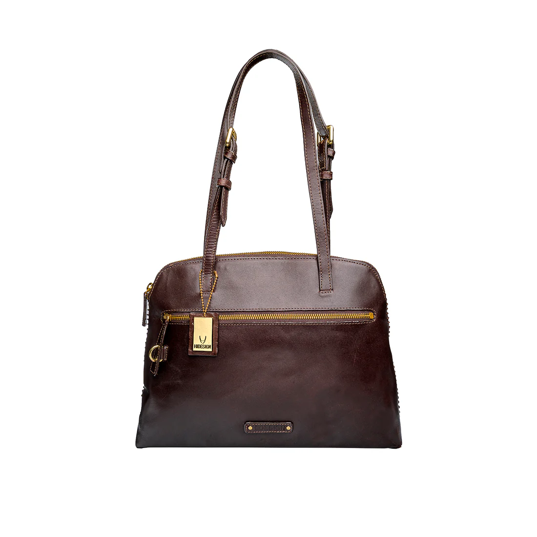 Ascot 01 Brown Leather Tote Bag - Image 3