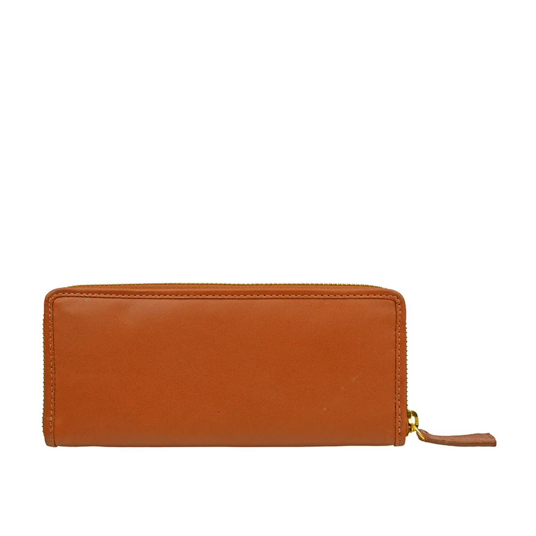 Ascot W1 Tan Leather Zip Around Wallet - Image 2