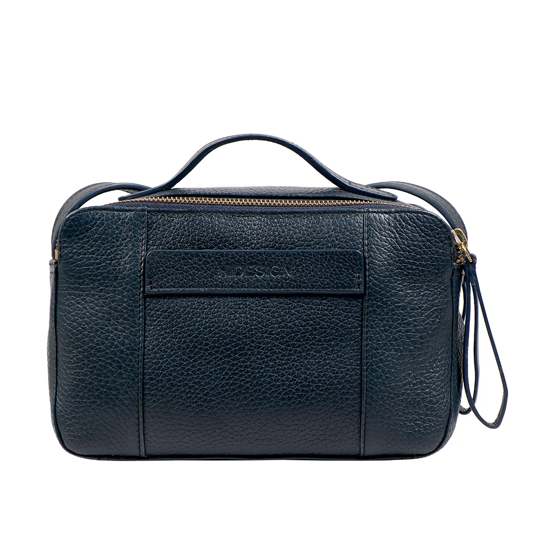 Aspen 01 Sb Blue Leather Satchel - Image 4