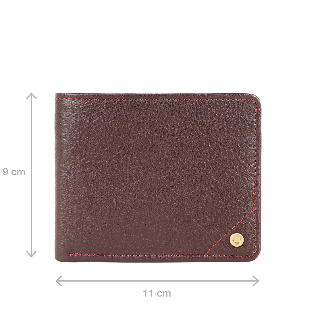 Asw004  Brown Leather Bi-Fold Wallet - Image 3