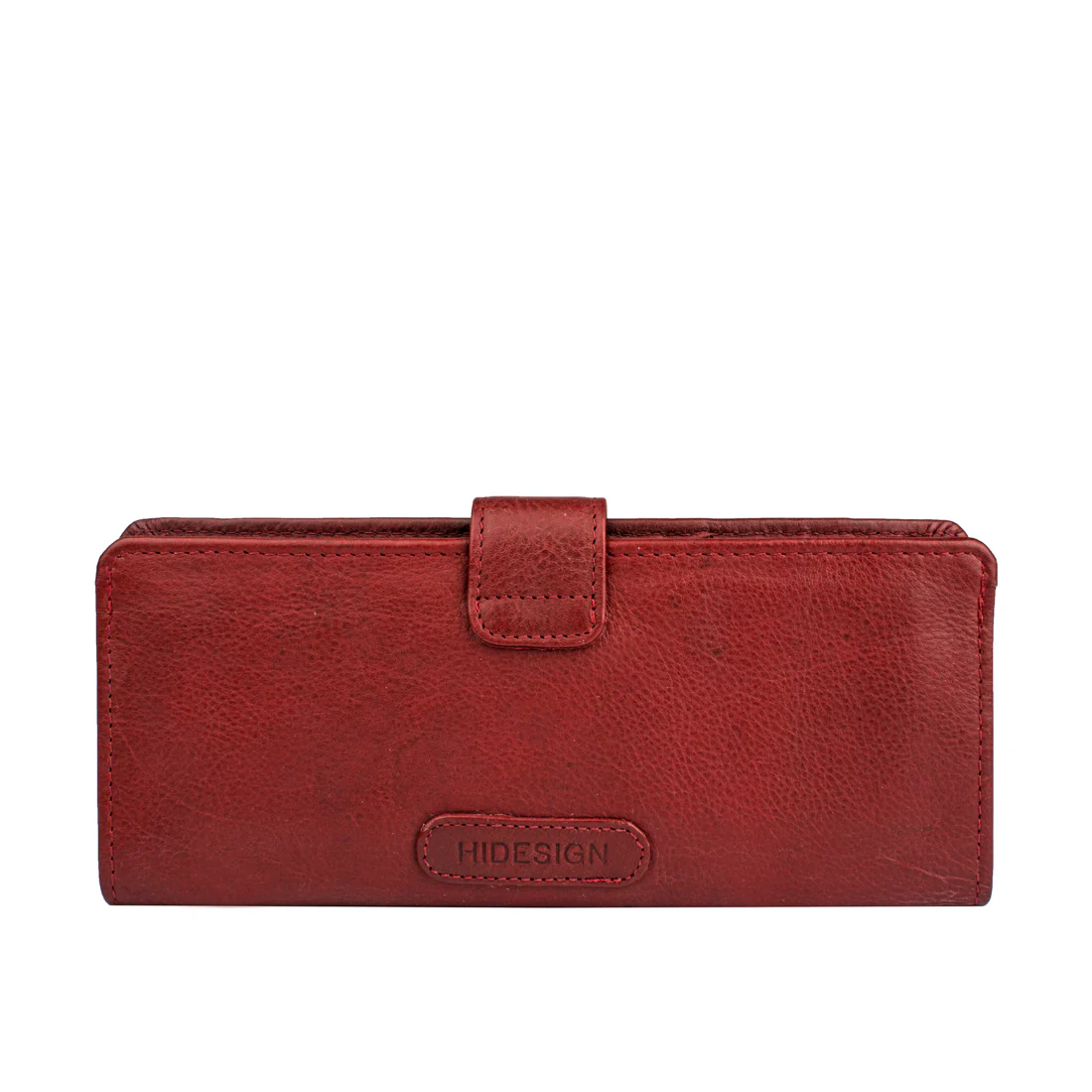 Azha W1 Red Leather Bi-Fold Wallet - Image 3