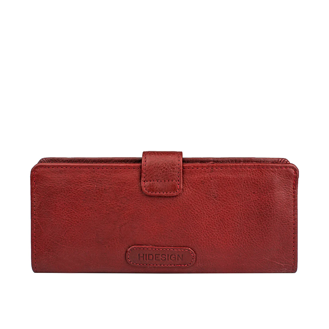 Azha W1 Red Leather Bi-Fold Wallet - Image 3