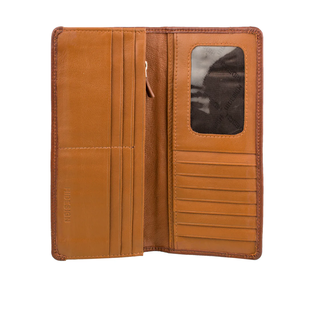 Azha W1- Tan Leather Bi-Fold Wallet - Image 3