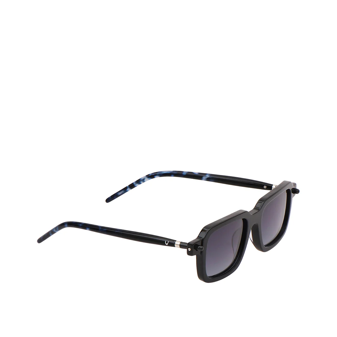 Barbados Men's Black Wayfarer Sunglasses - Image 4