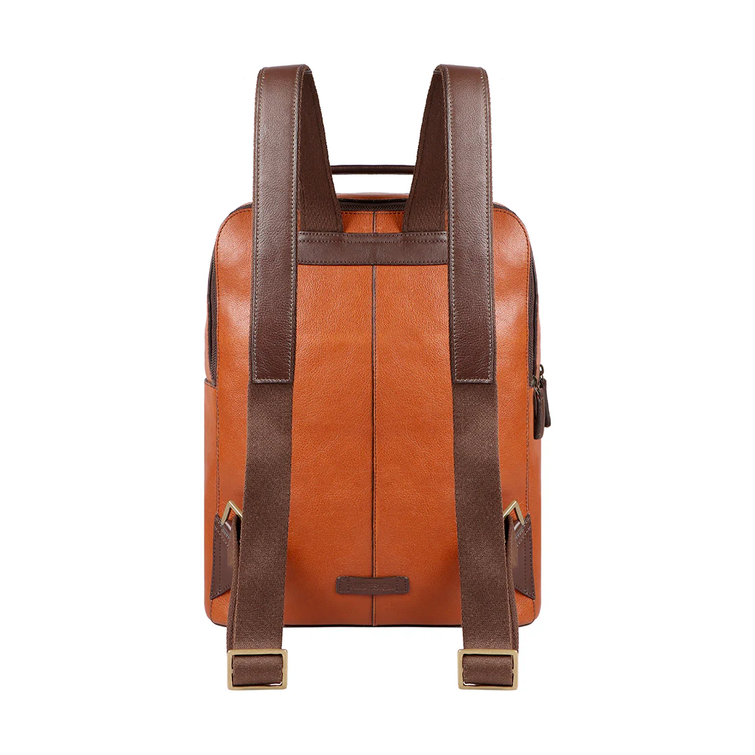 Barcelona 03 Tan Leather  Backpack - Image 3