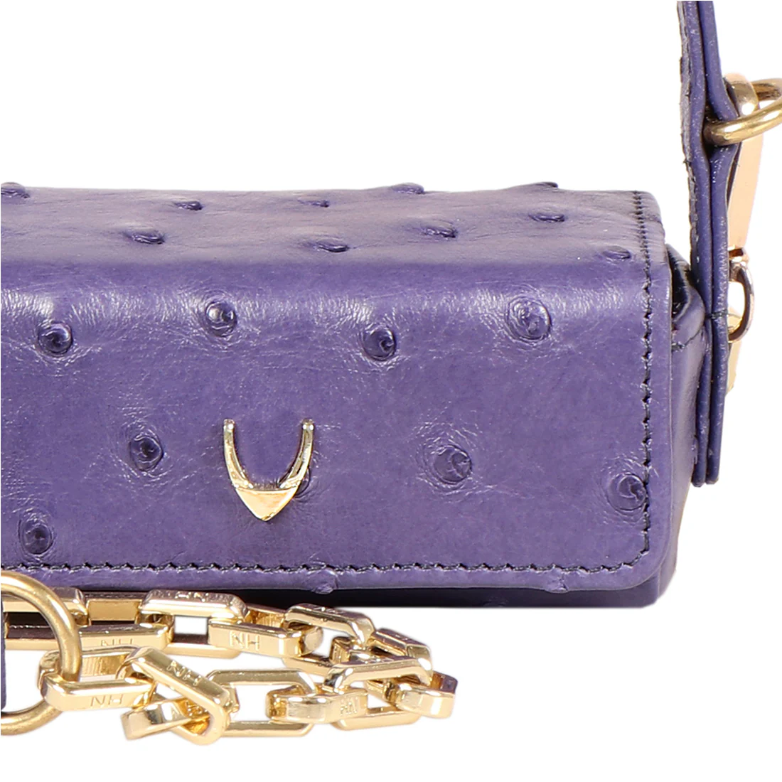 Bartoli 01 Blue Leather Lipstick Purse - Image 5